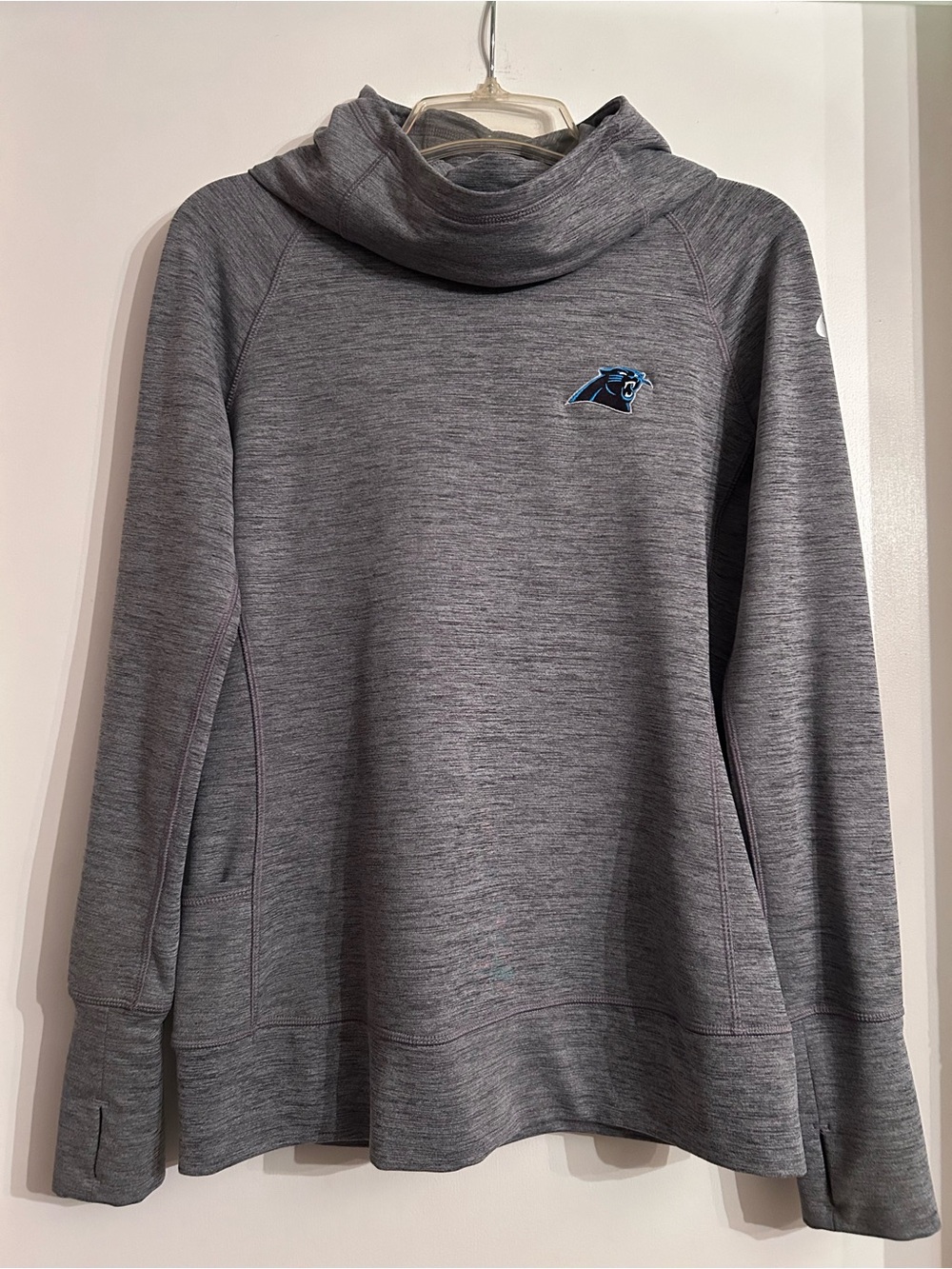 NIKE GOLF Dri-fit Women's Gray Hooded Pullover Top